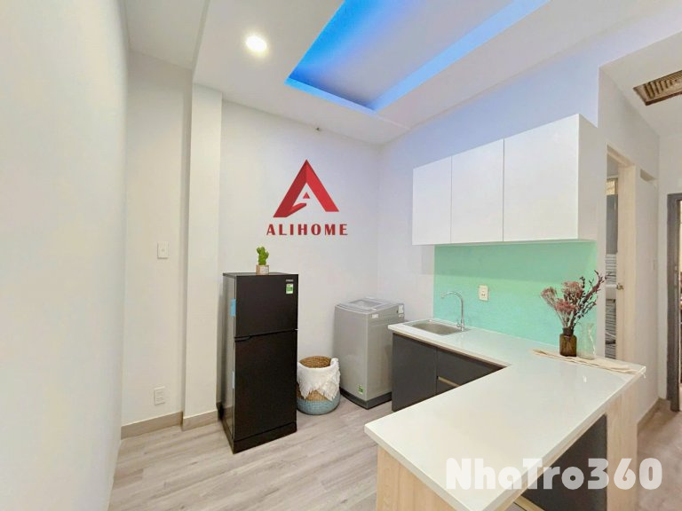 Cho thuê căn hộ 1 Phòng ngủ Ban công, Máy giặt riêng Q1 gần cầu Bông, công viên Lê Văn Tám, vòng xoay Điện Biên Phủ