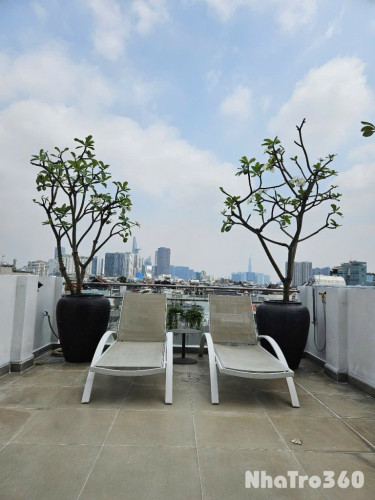 Căn hộ tách bếp giá giảm mạnh mùa sinh viên ngay quận 4, view bancol, gần ga Metro Bến Thành