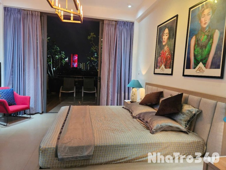 Căn hộ tách bếp giá giảm mạnh mùa sinh viên ngay quận 4, view bancol, gần ga Metro Bến Thành