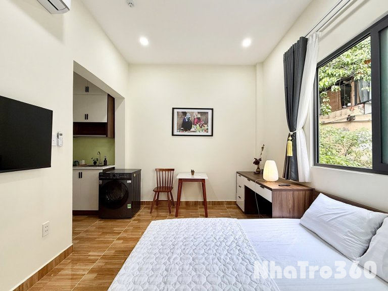Cho thuê căn hộ Studio Cửa sổ, Máy giặt riêng Q1 gần cầu Thị Nghè, ĐH UEH, ĐH Mở
