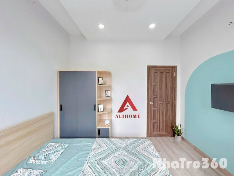 Cho thuê căn hộ 1 Phòng ngủ Ban công, Máy giặt riêng Q1 gần cầu Bông, công viên Lê Văn Tám, vòng xoay Điện Biên Phủ