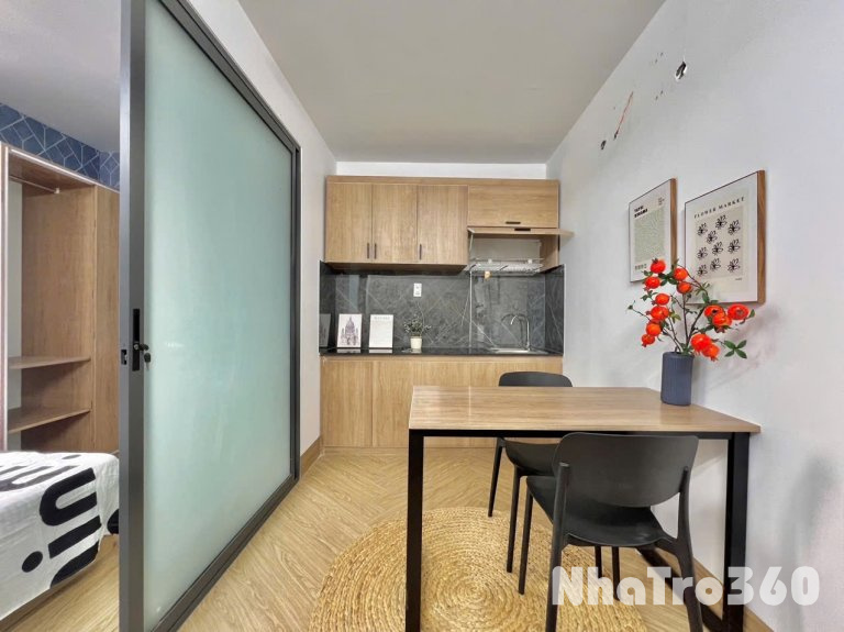 Căn hộ 1PN – Đặng Văn Sâm, P.2, Q. Tân Bình full nội thất cao cấp, có cửa sổ trời thoáng mát 