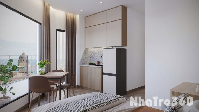 1PN MỚI 100% FULL NỘI THẤT BAN CÔNG, CỬA SỔ THOÁNG MÁT, GẦN LOTTE MART, CRESCENT MALL, TDTU, RMIT