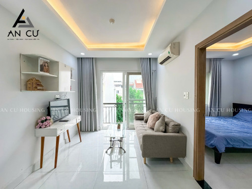 1PN 50M2 FULL NỘI THẤT, CỬA SỔ LỚN, GẦN LOTTE MART, TDTU, RMIT Q1,4,8
