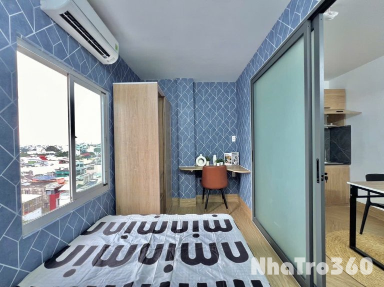 Căn hộ 1PN – Đặng Văn Sâm, P.2, Q. Tân Bình full nội thất cao cấp, có cửa sổ trời thoáng mát 