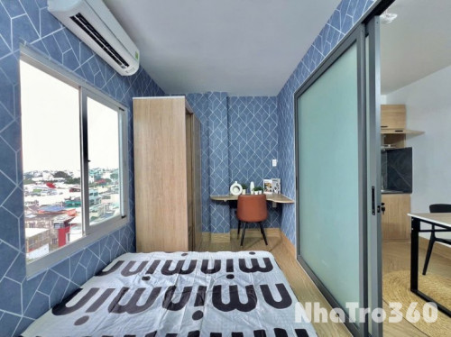 Căn hộ 1PN – Đặng Văn Sâm, P.2, Q. Tân Bình full nội thất cao cấp, có cửa sổ trời thoáng mát 