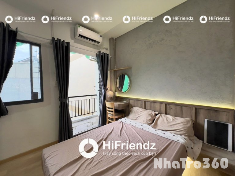1 phòng ngủ, ban công, full nội thất, quận 6
