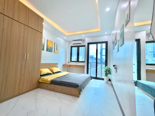 (Cực Hiếm) Căn hộ Studio cao cấp 25m2 mới khai trương tại ngõ 21 Khương Hạ - Có máy giặt riêng