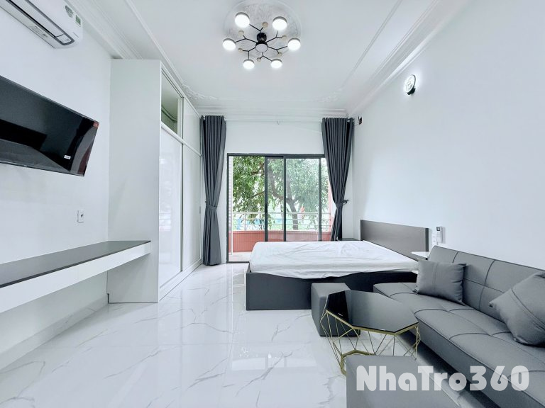 Cho thuê căn hộ Studio Ban công MỚI KENG Q4 gần cầu Ông Lãnh, cầu Calmette, cầu Kênh Tẻ