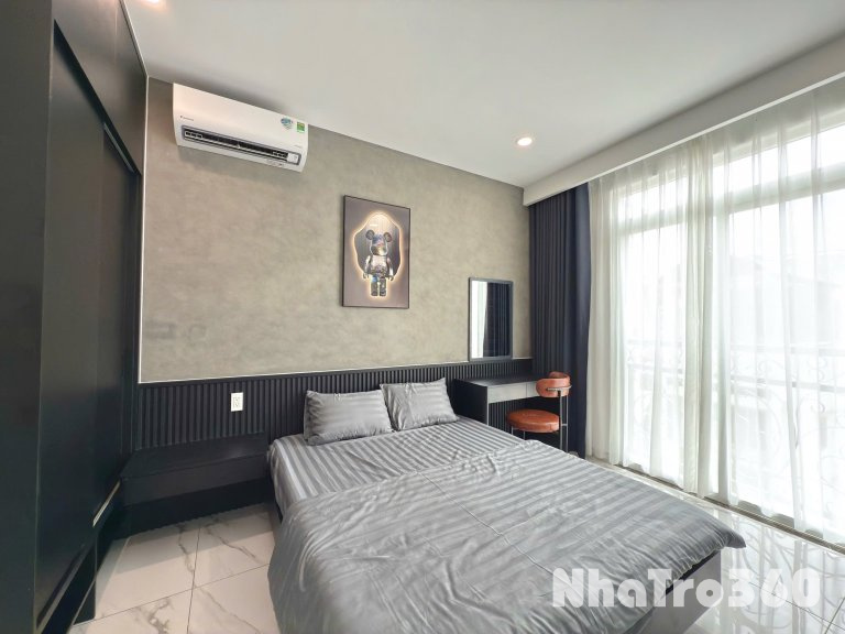 Cho thuê căn hộ Studio Ban công đón gió MỚI Q1 gần chợ Tân Định, nhà thờ Tân Định, công viên Lê Văn Tám