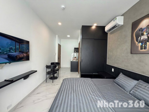 Cho thuê căn hộ Studio Ban công đón gió MỚI Q1 gần chợ Tân Định, nhà thờ Tân Định, công viên Lê Văn Tám