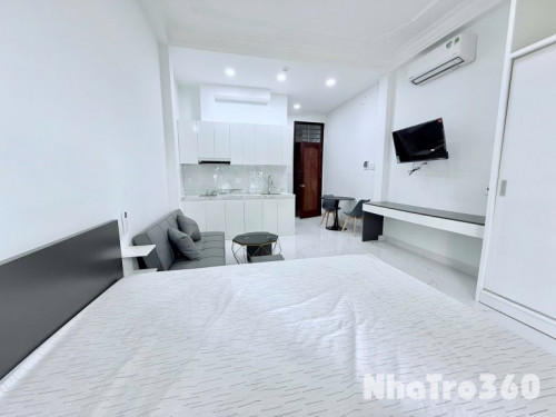 Cho thuê căn hộ Studio Ban công MỚI KENG Q4 gần cầu Ông Lãnh, cầu Calmette, cầu Kênh Tẻ