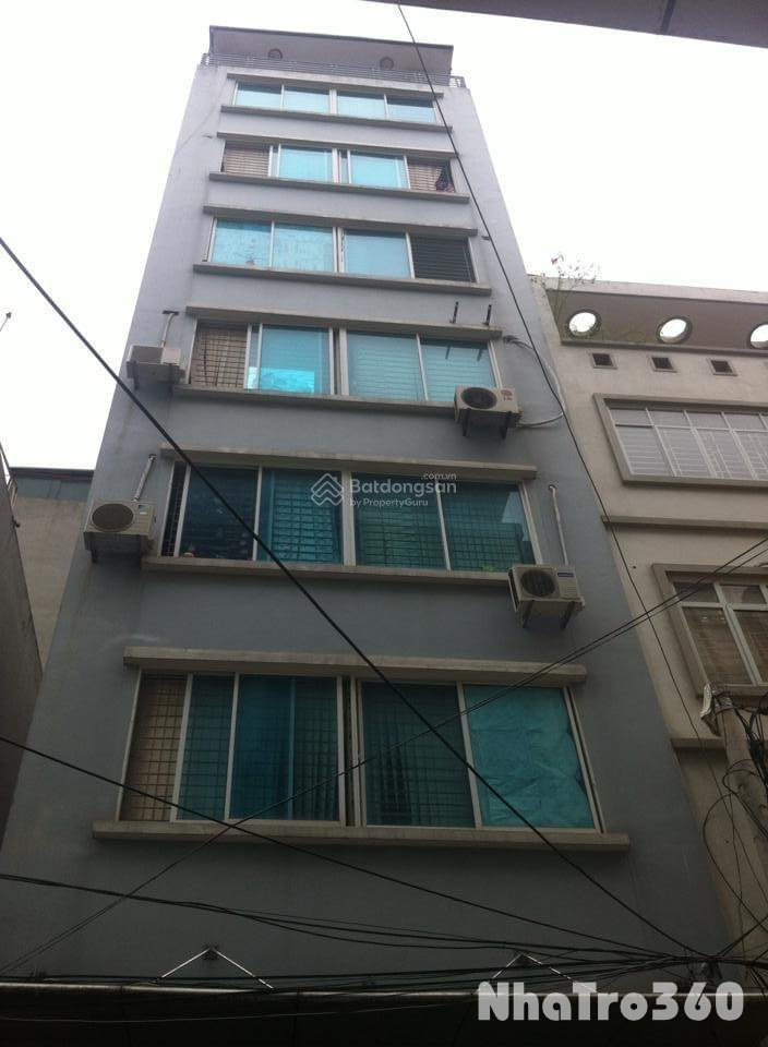 Cho thuê nhà mặt phố Trần Vỹ, 80m2, 7 tầng, thông sàn, giá thuê 55 triệu/tháng