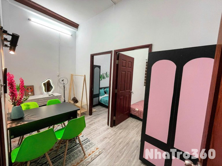 Căn hộ 2 phòng ngủ giá sinh viên ngay quận 10, cửa sổ đón nắng, gần UEH, Sư Vạn Hạnh Mall