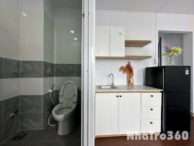 Cho thuê căn hộ Studio Ban công Q8 gần chợ Rạch Ông, cầu Nguyễn Văn Cừ, cầu chữ Y