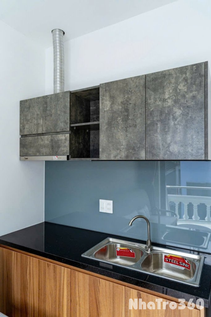 Cho thuê căn hộ Studio Ban công Q4 gần ĐH Luật, ĐH Nguyễn Tất Thành, cầu Tân Thuận