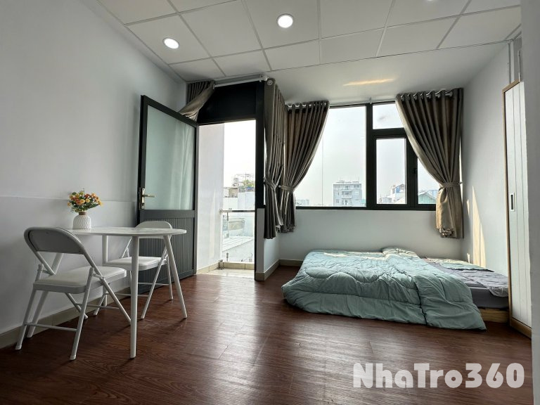 Cho thuê căn hộ Studio Ban công Q8 gần chợ Rạch Ông, cầu Nguyễn Văn Cừ, cầu chữ Y