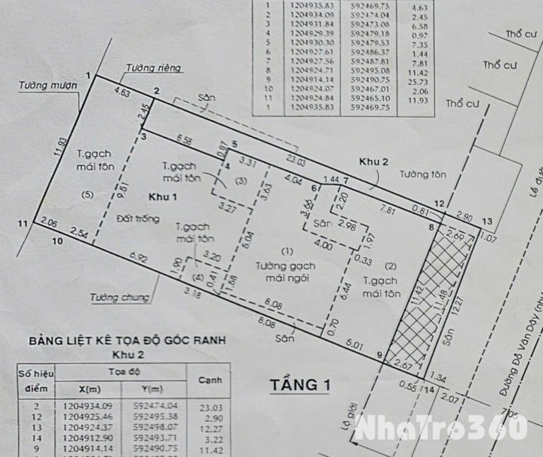 CHO THUÊ MBKD KHỦNG NGANG 12M – ĐỐI DIỆN COOPMART ĐỖ VĂN DẬY, HM