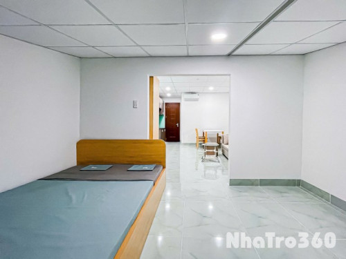 1PN 50M2 FULL NỘI THẤT, CỬA SỔ LỚN, GẦN LOTTE MART, TDTU, RMIT Q1,4,8