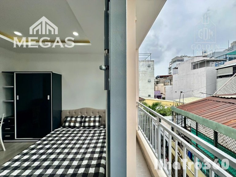 Cho thuê căn hộ ban công full nội thất quận 3