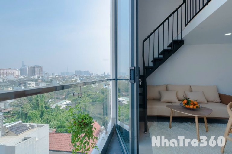 Trung tâm Quận 7 cho thuê Duplex, Stu ban công, cửa sổ, rộng rãi 45m2, nhà thang máy, bảo vệ, hầm xe đầy đủ