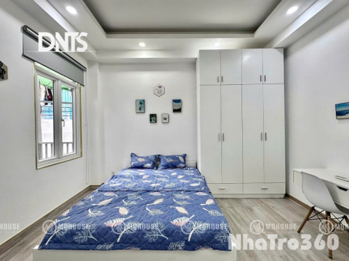 Cho thuê căn hộ Studio Tách bếp, Ban công Q1 gần ĐH Mở, ĐH UEH, cầu Thị Nghè, vòng xoay Điện Biên Phủ