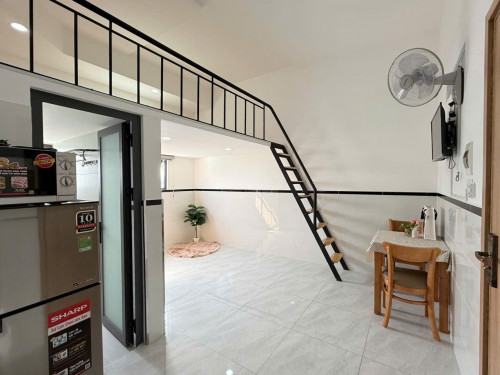 DUPLEX CỬA SỔ, ban công, Fnt, gần Lotte, Tdtu, thoáng, mát, q1,4,8 trong 5p