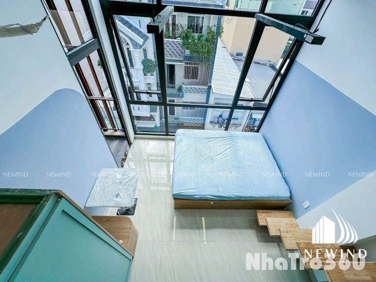 Trung tâm Quận 7 cho thuê Duplex, Stu ban công, cửa sổ, rộng rãi 45m2, nhà thang máy, bảo vệ, hầm xe đầy đủ