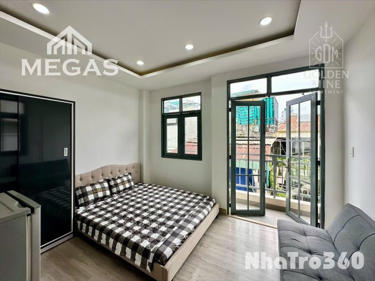 Cho thuê căn hộ ban công full nội thất quận 3