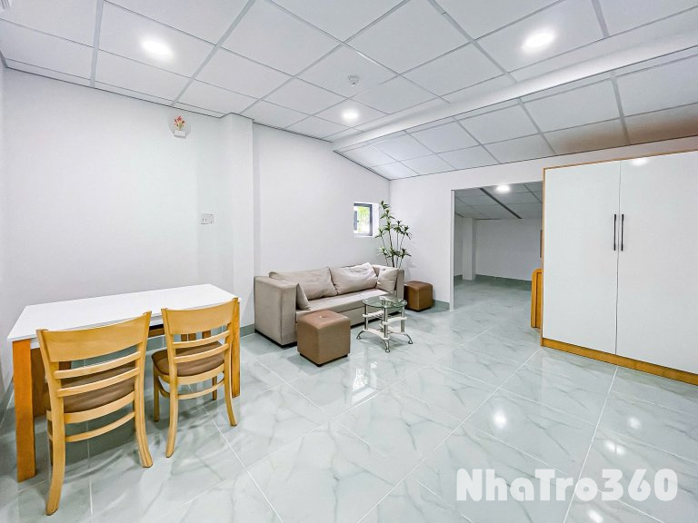 1PN 50M2 FULL NỘI THẤT, CỬA SỔ LỚN, GẦN LOTTE MART, TDTU, RMIT Q1,4,8