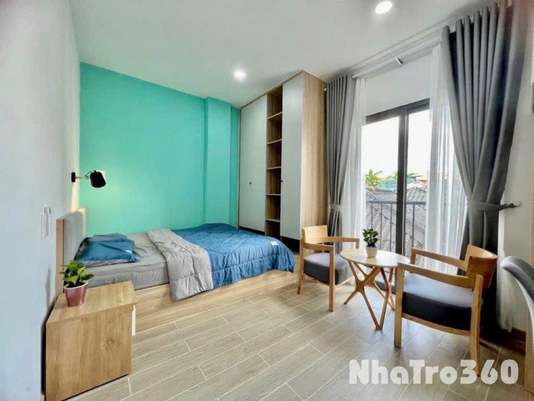 CĂN HỘ 1 PHÒNG NGỦ, FULL NỘI THẤT, CÓ BAN CÔNG