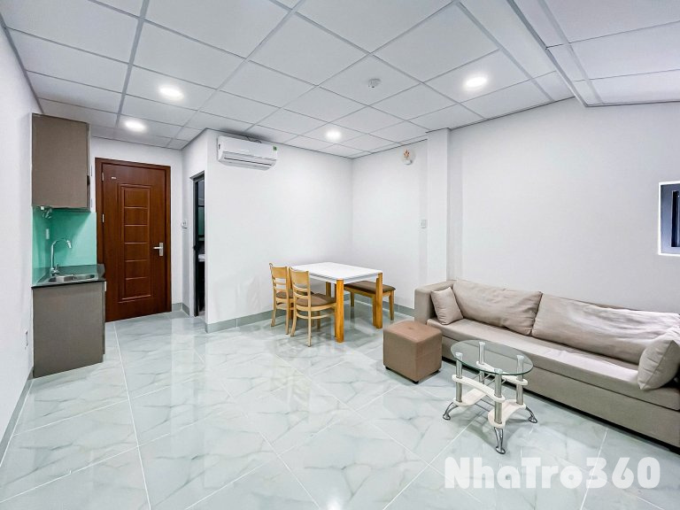 1PN 50M2 FULL NỘI THẤT, CỬA SỔ LỚN, GẦN LOTTE MART, TDTU, RMIT Q1,4,8