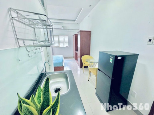 Cho thuê căn hộ Studio Cửa sổ trời Q10 gần ĐH UEH, ĐH Sư Phạm, ĐH Sài Gòn, ĐH KHTN, vòng xoay Lý Thái Tổ