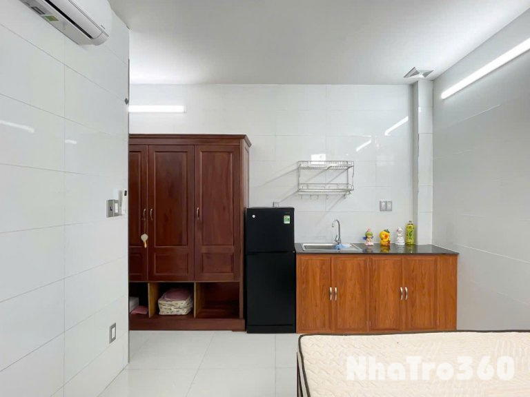 Cho thuê căn hộ studio có ban công/ cửa sổ, full nội thất p.Tân Kiểng, q.7 gần Lotte, RMIT, TDTU