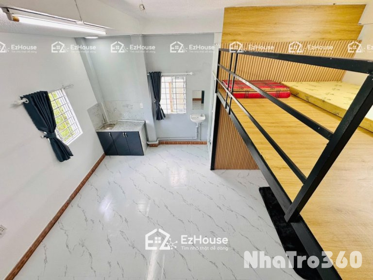 Phòng trọ sinh viên 2 cửa sổ trời gác siêu cao