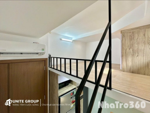 Căn hộ gác + 1 phòng ngủ Tôn Thất Thuyết Quận 4