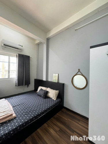 Cho thuê căn hộ Studio Cửa sổ thoáng Q1 gần cầu Ông Lãnh, cầu Calmette, ĐH Văn Lang