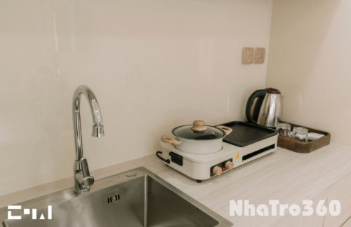 Cho thuê căn hộ Studio MỚI BỐC SEAL, Ban công thoáng Q1 gần cầu Ông Lãnh, cầu Calmette, chợ Bến Thành, Bitexco