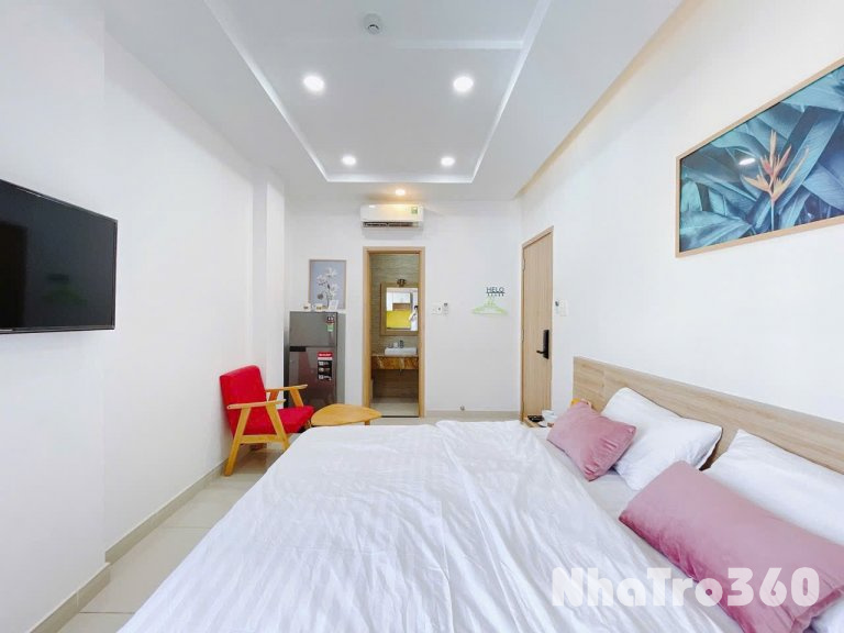 Cho thuê căn hộ Studio Cửa sổ thoáng Q4 gần chợ 200, ĐH Luật, ĐH Nguyễn Tất Thành, cầu Tân Thuận
