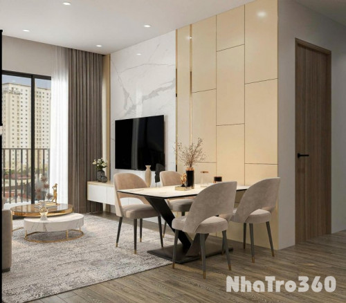 Cho thuê căn hộ 2 phòng ngủ  -TC1, Vinhomes Smart City – Full nội thất, chỉ xách vali vào ở!