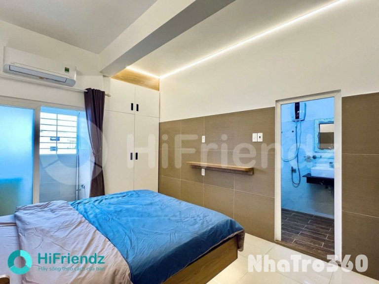 Studio full nội thất cửa sổ trời gần lotte quận 7