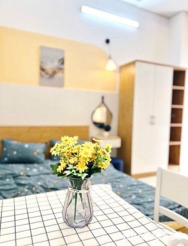 Căn Hộ Studio Giếng Trời Riêng Gian Bếp To Sân Bay