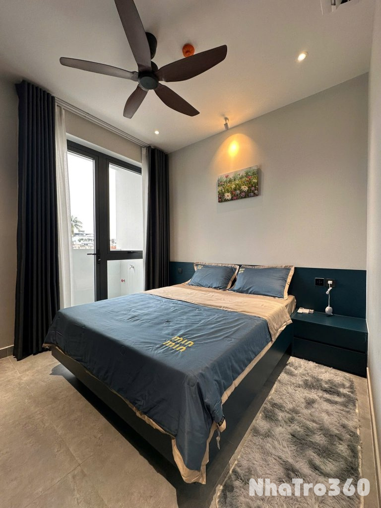 Cho thuê căn hộ Studio Ban công SIÊU XINH Q4 gần cầu Ông Lãnh, cầu Calmette, ĐH Luật, ĐH Nguyễn Tất Thành