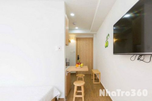 Cho thuê căn hộ Studio Q1 full nội thất, cửa sổ
