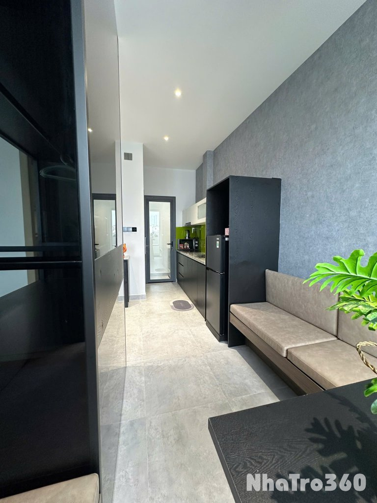Cho thuê căn hộ Studio Ban công SIÊU XINH Q4 gần cầu Ông Lãnh, cầu Calmette, ĐH Luật, ĐH Nguyễn Tất Thành