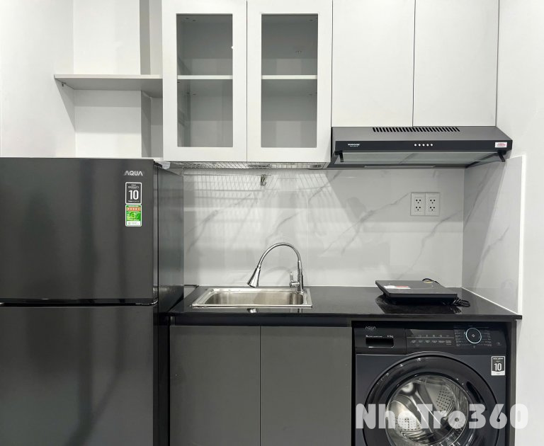 1PN 40M2 FULL NỘI THẤT, CỬA SỔ LỚN, GẦN LOTTE MART, TDTU, RMIT Q1,4,8