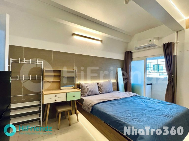 Studio full nội thất cửa sổ trời gần lotte quận 7