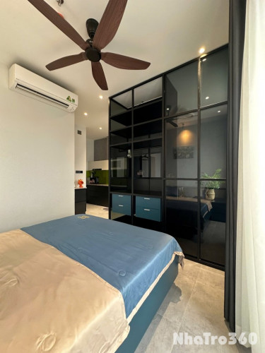Cho thuê căn hộ Studio Ban công SIÊU XINH Q4 gần cầu Ông Lãnh, cầu Calmette, ĐH Luật, ĐH Nguyễn Tất Thành