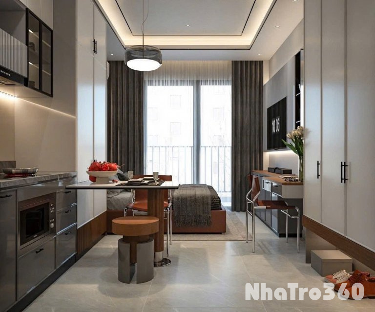 Khai trương căn hộ Studio Ban công, Máy giặt riêng Q8 gần cầu Nguyễn Văn Cừ, cầu chữ Y, Parc Mall, chợ Rạch Ông