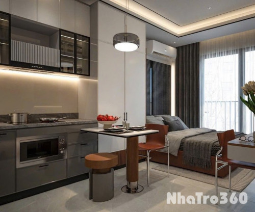 Khai trương căn hộ Studio Ban công, Máy giặt riêng Q8 gần cầu Nguyễn Văn Cừ, cầu chữ Y, Parc Mall, chợ Rạch Ông